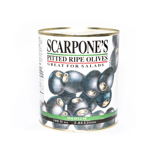 Scarpone’s Black Pitted Ripe Olives