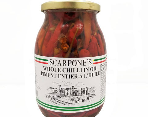 Scarpone's Whole Chilli in Oil
