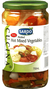 Sardo Hot Pickled Mixed Vegetables